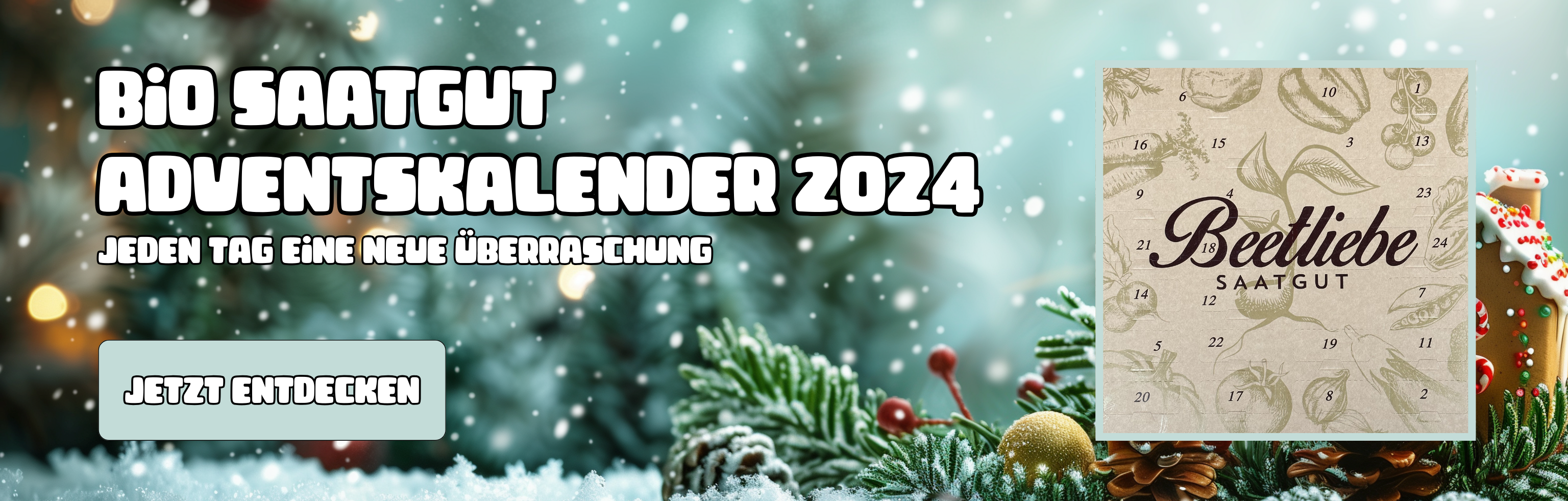 Beetliebe Saatgut Adventskalender 2024